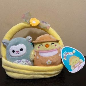Squishmallows Aimee the chick & Relinda the Lamb - Easter Basket